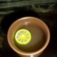 Ginger lemon drink before spa massage